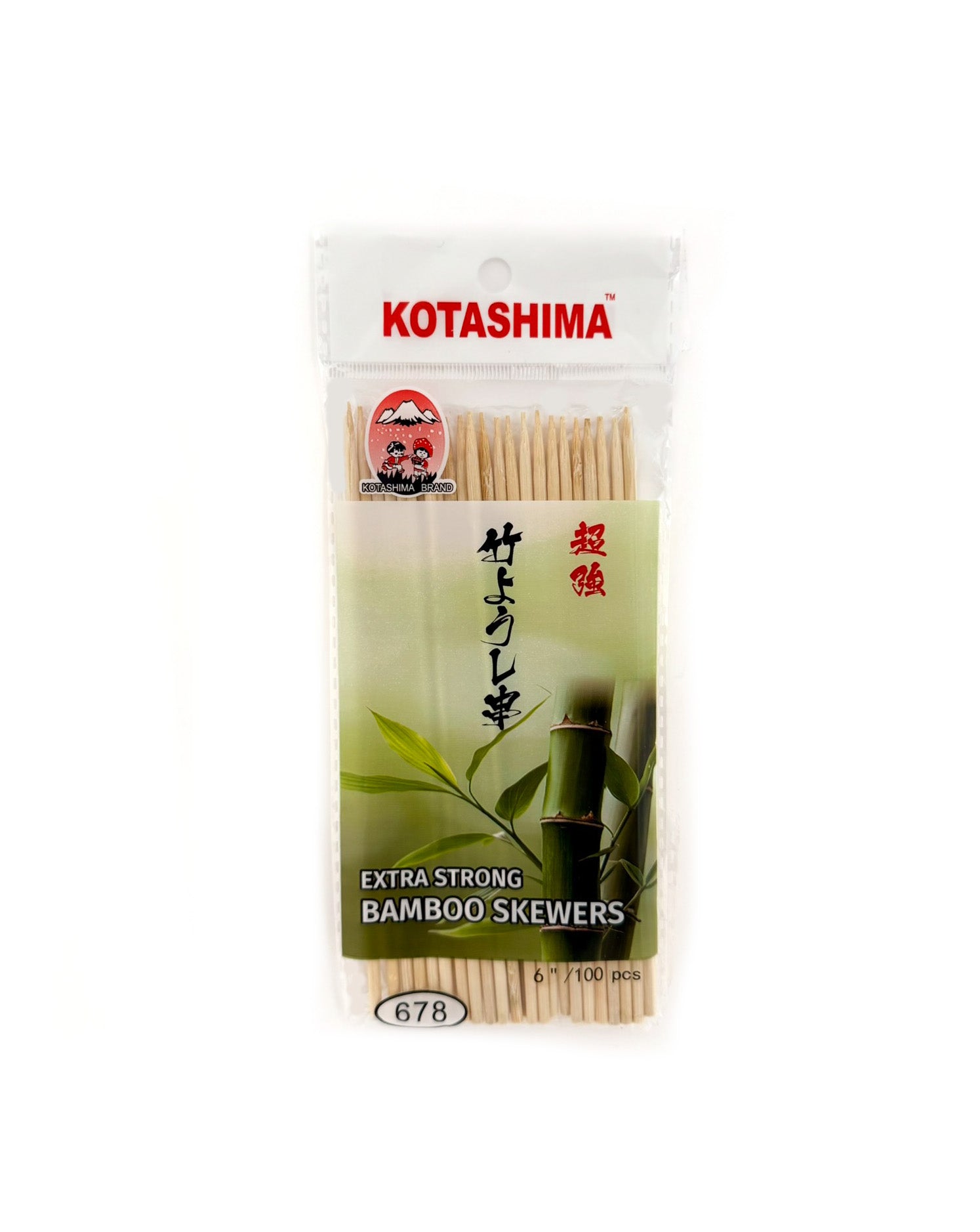 Kotashima Bamboo Skewers 6 in 100 pieces